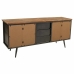 Credenza Alexandra House Living Marrone Grigio Legno Metallo 42 x 74 x 164 cm