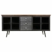 Credenza Alexandra House Living Marrone Grigio Legno Metallo 42 x 74 x 164 cm