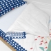 Quilted Zipper Bedding HappyFriday Moshi Moshi Whale Multicolour 105 x 200 cm