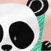 Gewatteerd beddengoed met ritssluiting HappyFriday Moshi Moshi Panda Garden Roze 105 x 200 cm