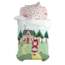 Dekbedovertrek set HappyFriday Mr Fox Red riding hood  Multicolour Bed van 80 2 Onderdelen