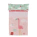 Set beddengoed HappyFriday Moshi Moshi Hola Multicolour Bed van 105 2 Onderdelen