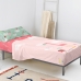 Set beddengoed HappyFriday Moshi Moshi Hola Multicolour Bed van 105 2 Onderdelen