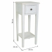 Tavolo aggiuntivo Alexandra House Living Bianco 33 x 78 x 33 cm