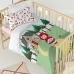 Duvet cover set HappyFriday Mr Fox Red riding hood  Multicolour Baby Crib 2 Pieces