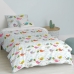 Duvet cover set HappyFriday Mr Fox Little birds Multicolour Single 2 Pieces