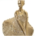 Figura Decorativa Alexandra House Living Dourado Acrílico Plástico Melamina Bailarina