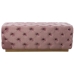 Foot-of-bed Bench Alexandra House Living Pink Wood 125 x 47 x 45 cm