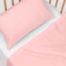 Set beddengoed HappyFriday BASIC KIDS Licht Roze Wieg voor baby's 2 Onderdelen