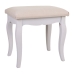 Banqueta Alexandra House Living Branco Castanho madeira de pinho Madeira MDF 31 x 41 x 42 cm