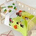 Dekbedovertrek set HappyFriday Mr Fox Piggys  Multicolour Wieg voor baby's 2 Onderdelen