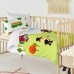 Set di copripiumino HappyFriday Mr Fox Piggys  Multicolore Culla Neonato 2 Pezzi