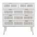 Chest of drawers Alexandra House Living White Bamboo MDF Wood 39 x 81 x 80 cm