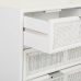 Chest of drawers Alexandra House Living White Bamboo MDF Wood 39 x 81 x 80 cm