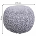 Puff Alexandra House Living Grigio chiaro polistirene 45 x 40 x 45 cm