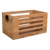 Opslagdozen Alexandra House Living Bruin Sparrenhout 17 x 15 x 28 cm 25 x 13,5 x 14 cm 22 x 10,5 x 13 cm 3 Onderdelen