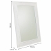 Espejo de pared Alexandra House Living Plateado 2 x 100 x 70 cm Rectangular