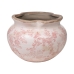 Plantador Romimex Bege Cor de Rosa Porcelana 20 x 14 x 20 cm