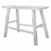 Banqueta Alexandra House Living Branco Pinheiro 25 x 50 x 70 cm