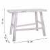 Banqueta Alexandra House Living Branco Pinheiro 25 x 50 x 70 cm