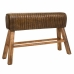 Bench Alexandra House Living Brown Natural Leather Mango wood 35 x 76 x 120 cm