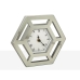 Wall Clock Romimex Silver Glass 23 x 20 x 5 cm