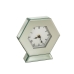 Reloj de Mesa Romimex Plateado Vidrio 18 x 19 x 6 cm