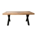 Table Romimex Black Natural Acacia 180 x 77 x 100 cm