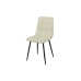 Silla Romimex Blanco Terciopelo Metal 45 x 89 x 55 cm