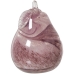 Decorative Figure Alexandra House Living Pink Crystal Pear 11 x 17 cm