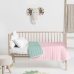 Sprei HappyFriday Basic Kids Dash Munt 100 x 130 cm