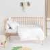 Bedspread (quilt) HappyFriday Basic Kids Arista White 100 x 130 cm