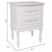 Nightstand Alexandra House Living White 34 x 57 x 42 cm