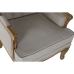 Poltrona Home ESPRIT Bianco Naturale Legno di mango 72 x 75 x 110 cm