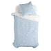 Dekbedovertrek set HappyFriday Basic Kids Blauw Bed van 80 2 Onderdelen