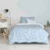 Dekbedovertrek set HappyFriday Basic Kids Blauw Bed van 80 2 Onderdelen