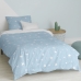 Dekbedovertrek set HappyFriday Basic Kids Blauw Bed van 80 2 Onderdelen