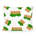 Funda de almohada HappyFriday Mr Fox Piggys Multicolor 60 x 70 cm