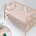 Set di Lenzuola HappyFriday Basic Kids Little star Rosa Culla Neonato 2 Pezzi