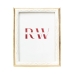 Photo frame Romimex Golden Resin 15 x 20 x 2 cm