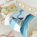 Dekbedovertrek set HappyFriday Le Petit Prince Navigateur Multicolour Wieg voor baby's 2 Onderdelen