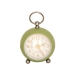 Analogue Alarm Clock Romimex Green Ceramic 10 x 13 x 7 cm