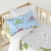 Dekbedovertrek set HappyFriday Le Petit Prince Imagination Multicolour Wieg voor baby's 2 Onderdelen