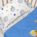 Conjunto de Lençóis HappyFriday Le Petit Prince Accolade Multicolor Berço de Bebé 2 Peças