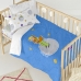 Dekbedovertrek set HappyFriday Le Petit Prince Accolade Multicolour Wieg voor baby's 2 Onderdelen