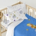 Dekbedovertrek set HappyFriday Le Petit Prince Accolade Multicolour Wieg voor baby's 2 Onderdelen