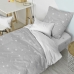 Duvet cover set HappyFriday Basic Kids Grey Single 2 Pieces