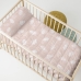 Sprei HappyFriday BASIC KIDS Roze Wieg voor baby's