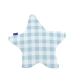 Cushion HappyFriday Basic Blue Star Gingham 50 x 50 cm