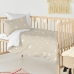 Täckslagsset HappyFriday Basic Kids Beige Babysäng 2 Delar